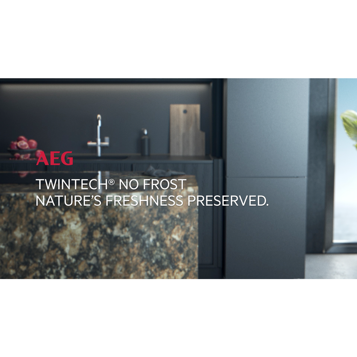 AEG - Combi frigo/congélateur pose libre - ORC8M361DT
