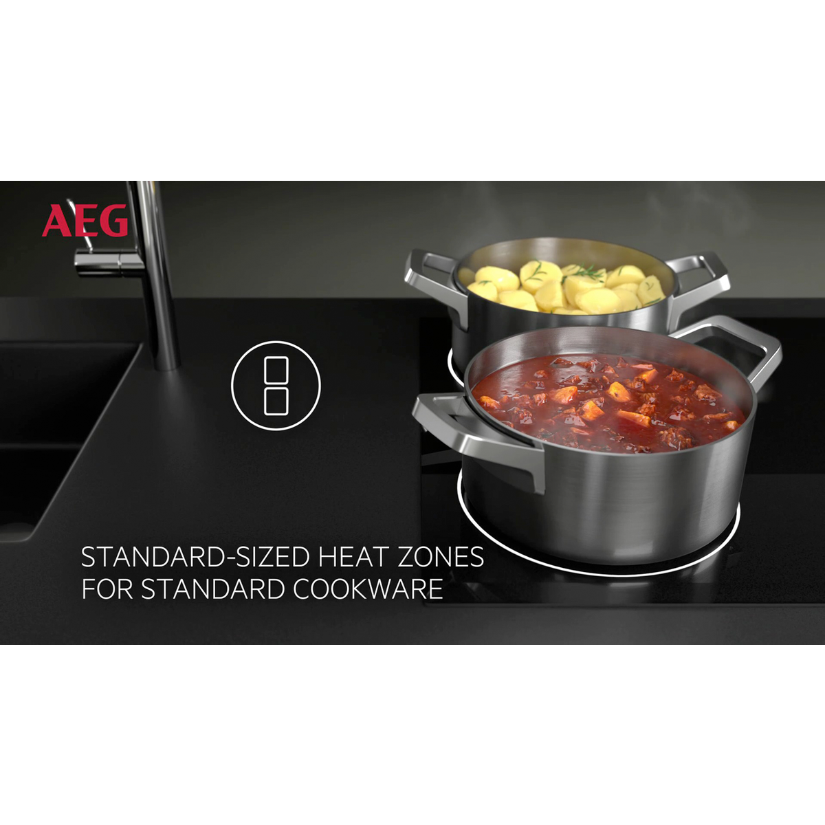 AEG - Taque à induction - TO74IB0BFB