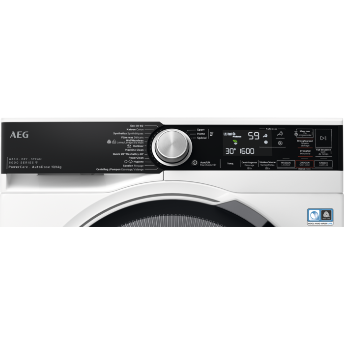 AEG - Lave-linge séchant pose libre - LWR87Q166