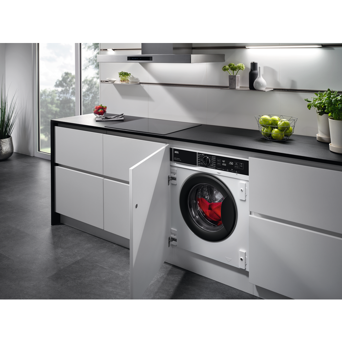 AEG - Lave-linge séchant encastrable - LWR7786BI