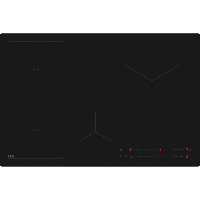 6000 Bridge - Taque à induction, SaphirMatt® SE, 80 cm