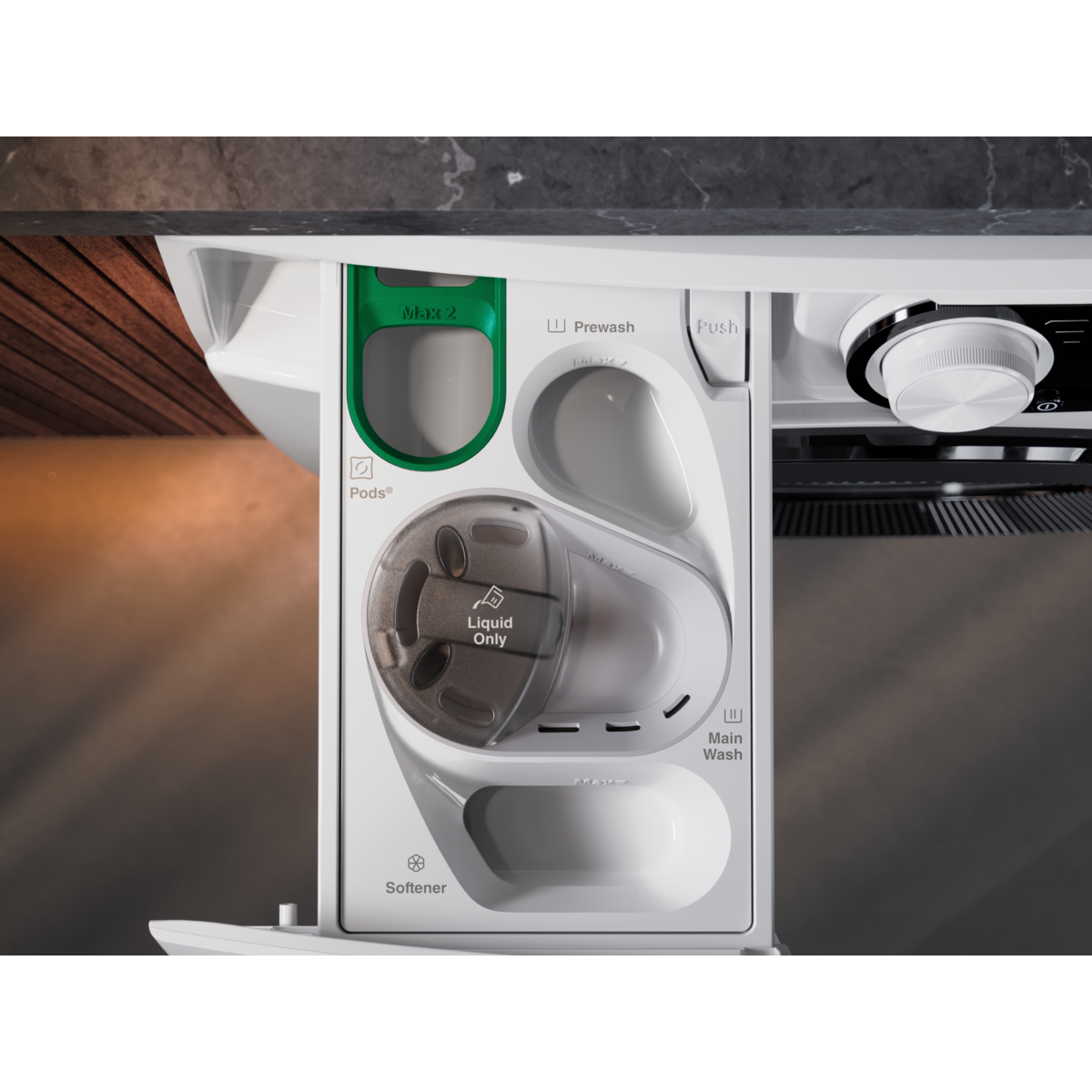 AEG - Lave-linge séchant pose libre - LWR7586CUB