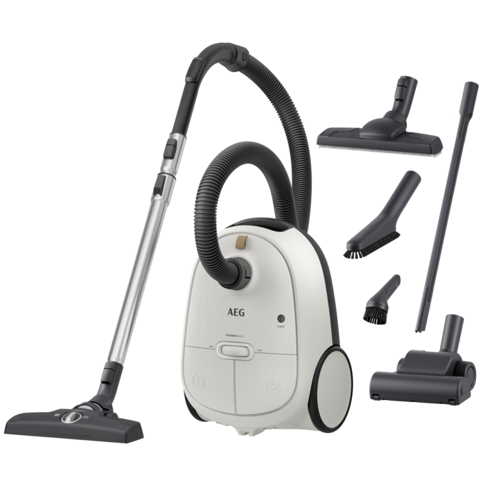 Hygienic 6000 Aspirateur avec sac - 73 dB - Brosse parquet - Brosse Turbo