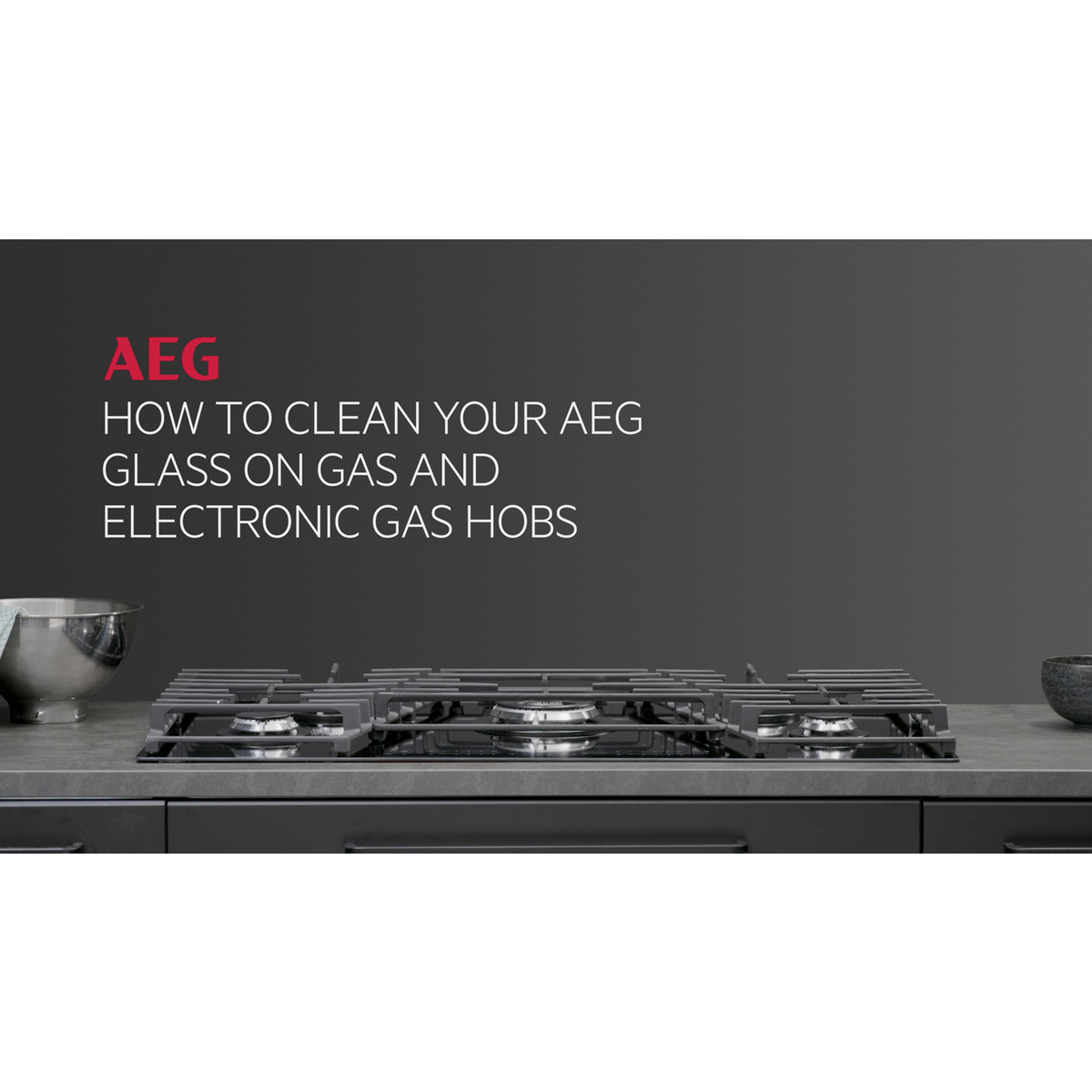 AEG - Taque au gaz - HKB95450NB