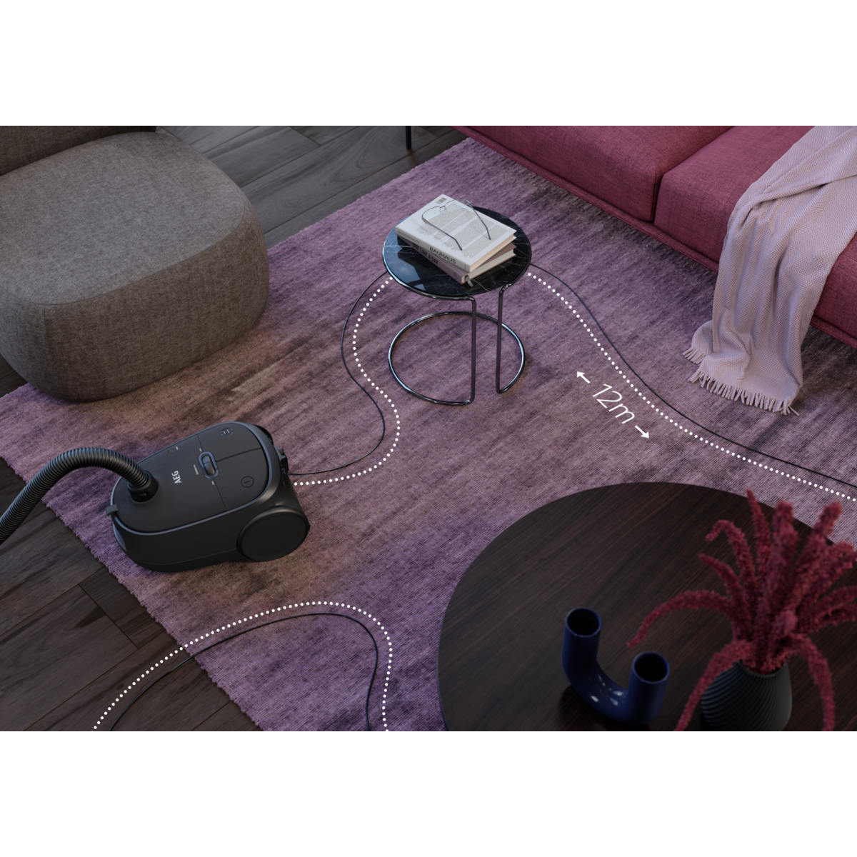 AEG - Aspirateur avec sac - AB61C3GG