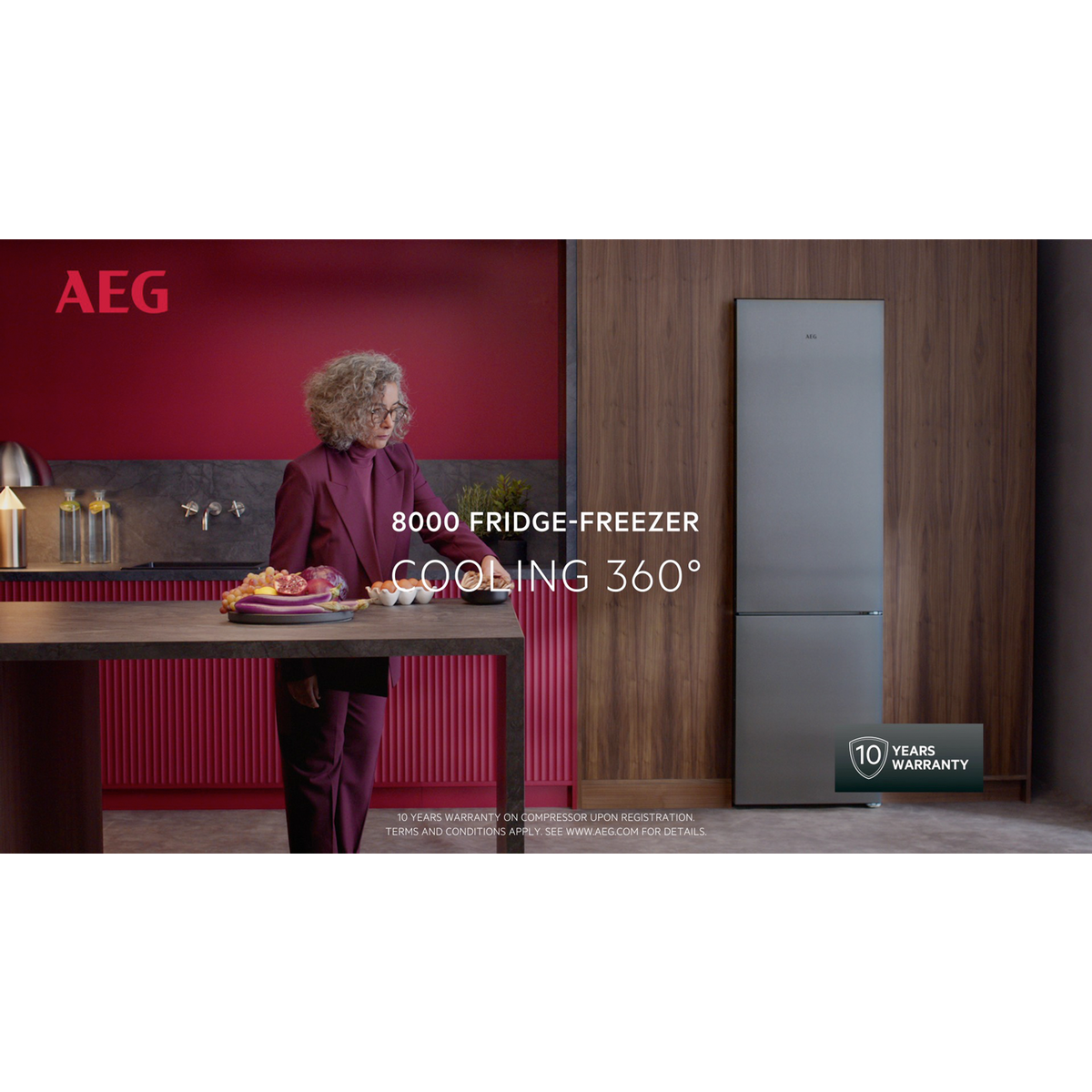 AEG - Frigo-congélateur pose libre - ORC8M362BX