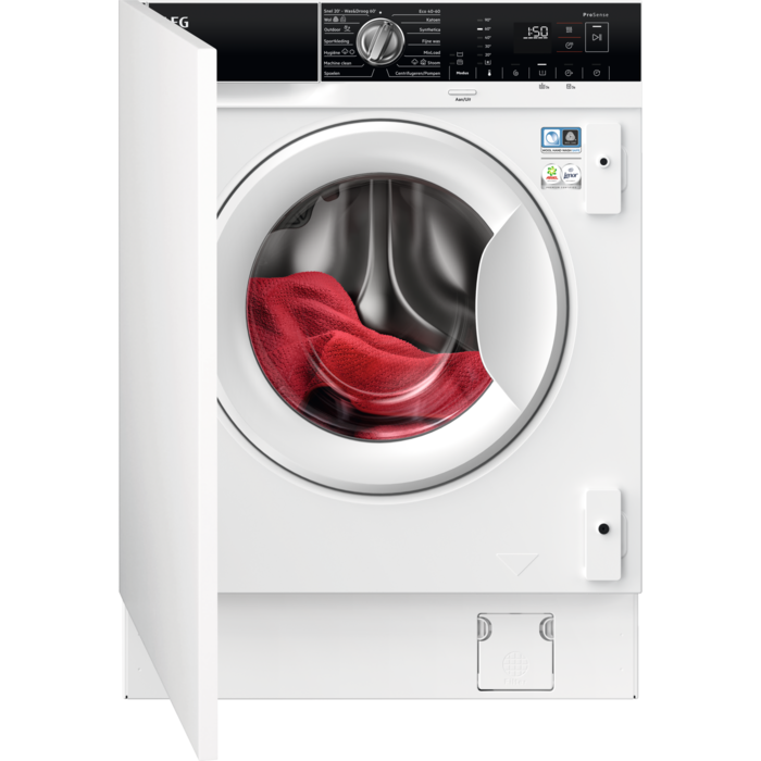 AEG - Lave-linge séchant encastrable - LWR7676BI