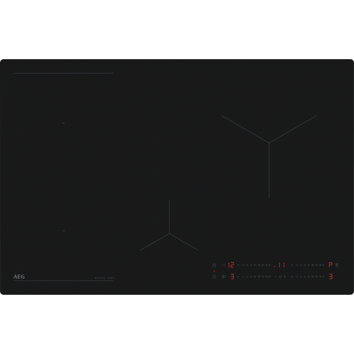 6000 Bridge - Taque à induction, SaphirMatt® SE, 80 cm
