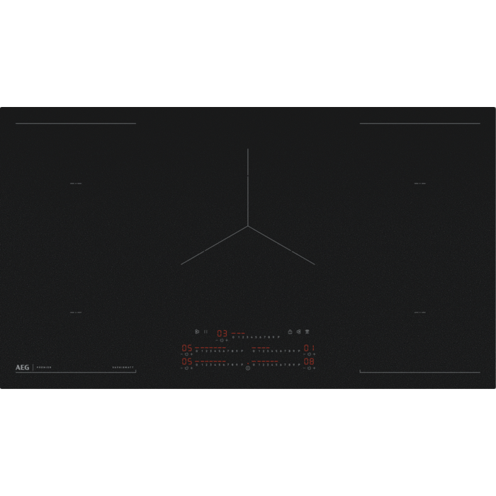 6000 MultipleBridge - Taque à induction, SaphirMatt®, 90 cm