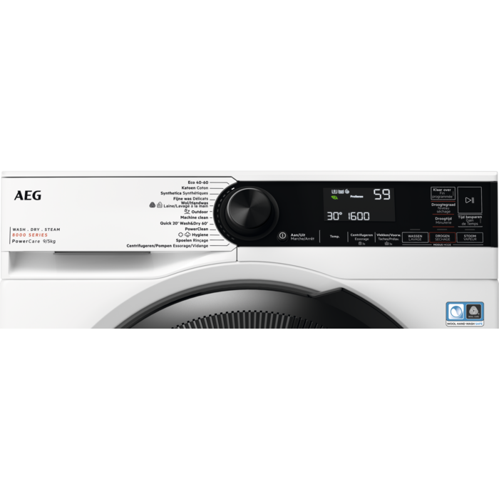 AEG - Lave-linge séchant pose libre - LWR85R966