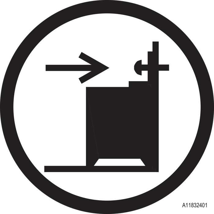 Fixez l’appareil au mur : risque d’oscillation