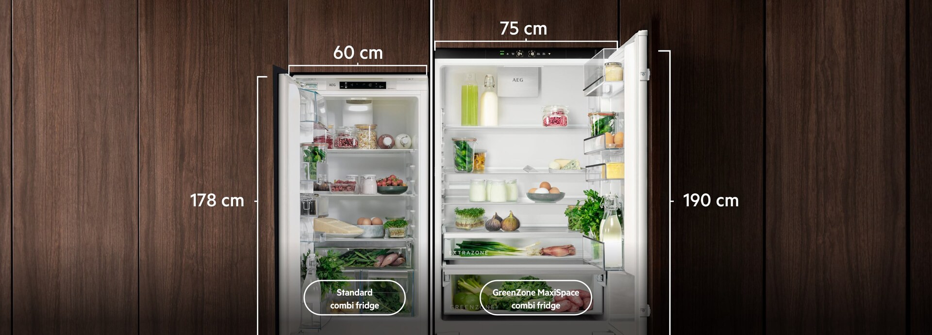 Réfrigérateur AEG avec MaxiSpace