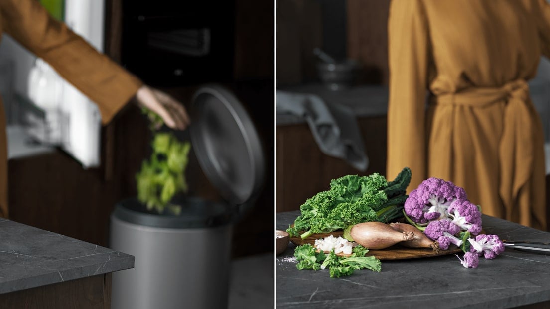 Légumes et déchets