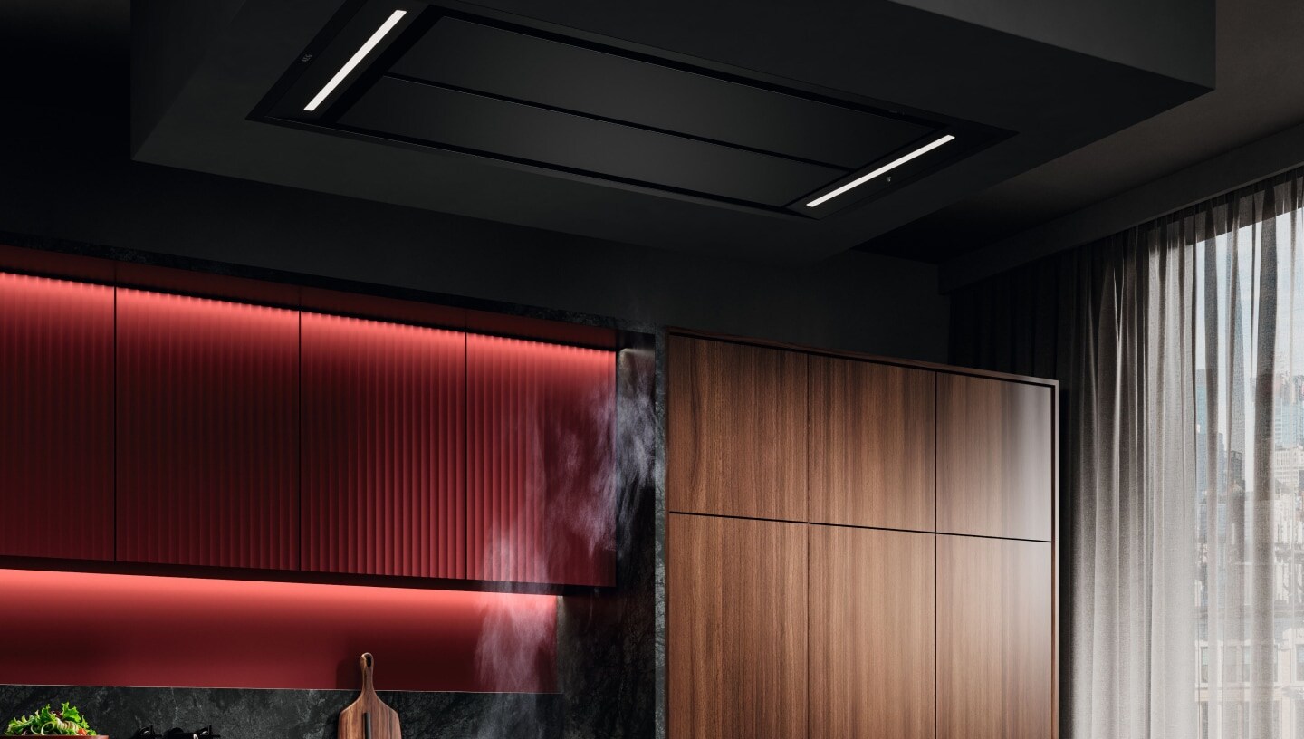 Hotte plafond