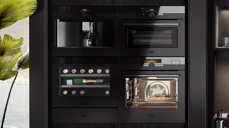 Cave à vin et machine à café