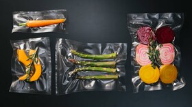 Plusieurs aliments sous vide
