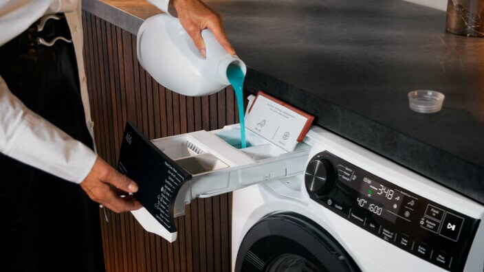 Lave-linge séchant avec Autodose