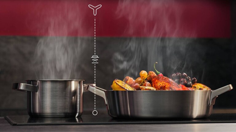 Hotte AEG dans une cuisine