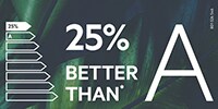 25% plus performant que le label énergétique A