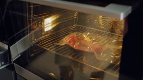 Préparation de la bavette sous vide au four combiné vapeur