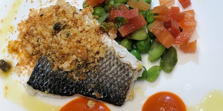Branzino aromi del Mediterraneo