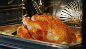 Préparaton du poulet au four combiné vapeur