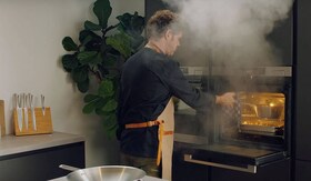 Filet d’agneau dans le four vapeur