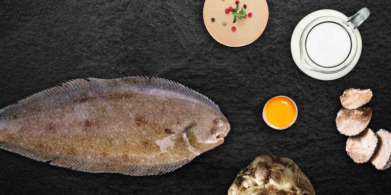 Sole farcie et foie gras