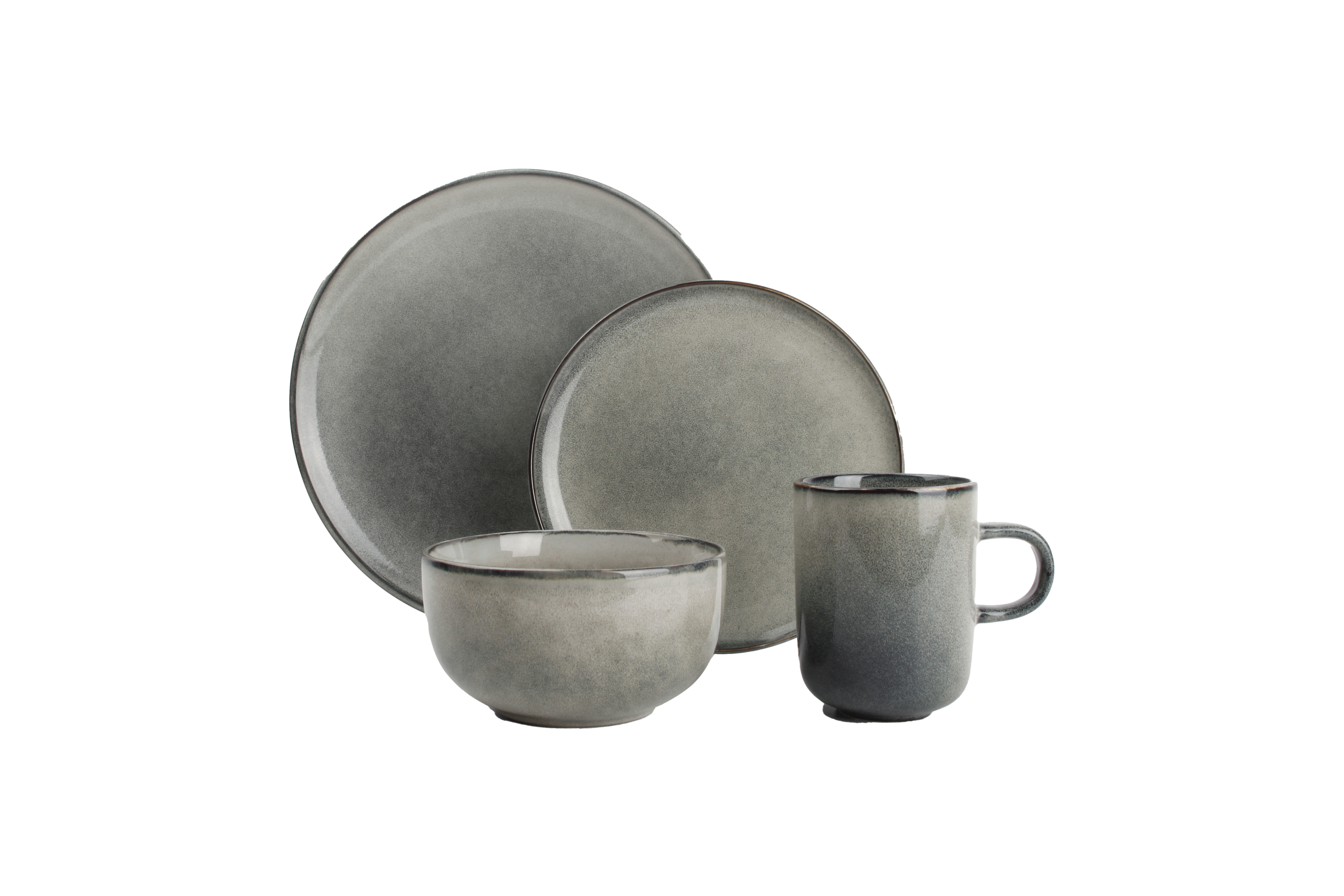 Service Salt&Pepper Meridian vert/bleu