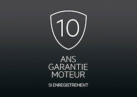 10 ans de garantie sur le moteur de votre aspirateur