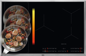 Image montrant la fonction PowerSlide sur une table de cuisson MaxiSense