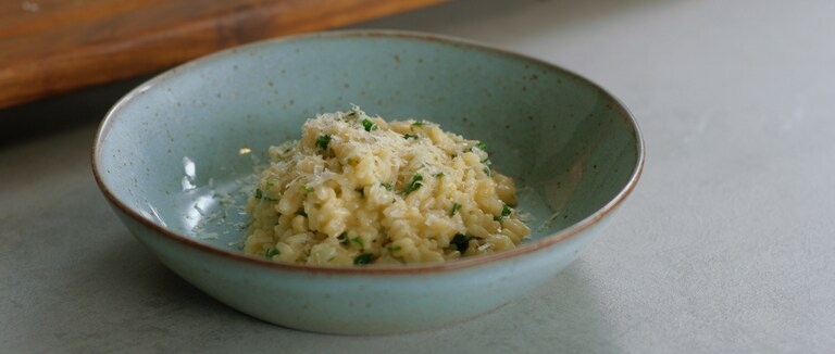 Risotto au four vapeur