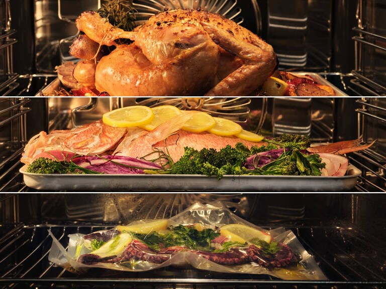 Cuisson à la vapeur au four